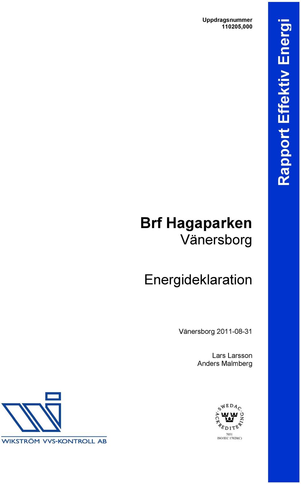 Vänersborg Energideklaration