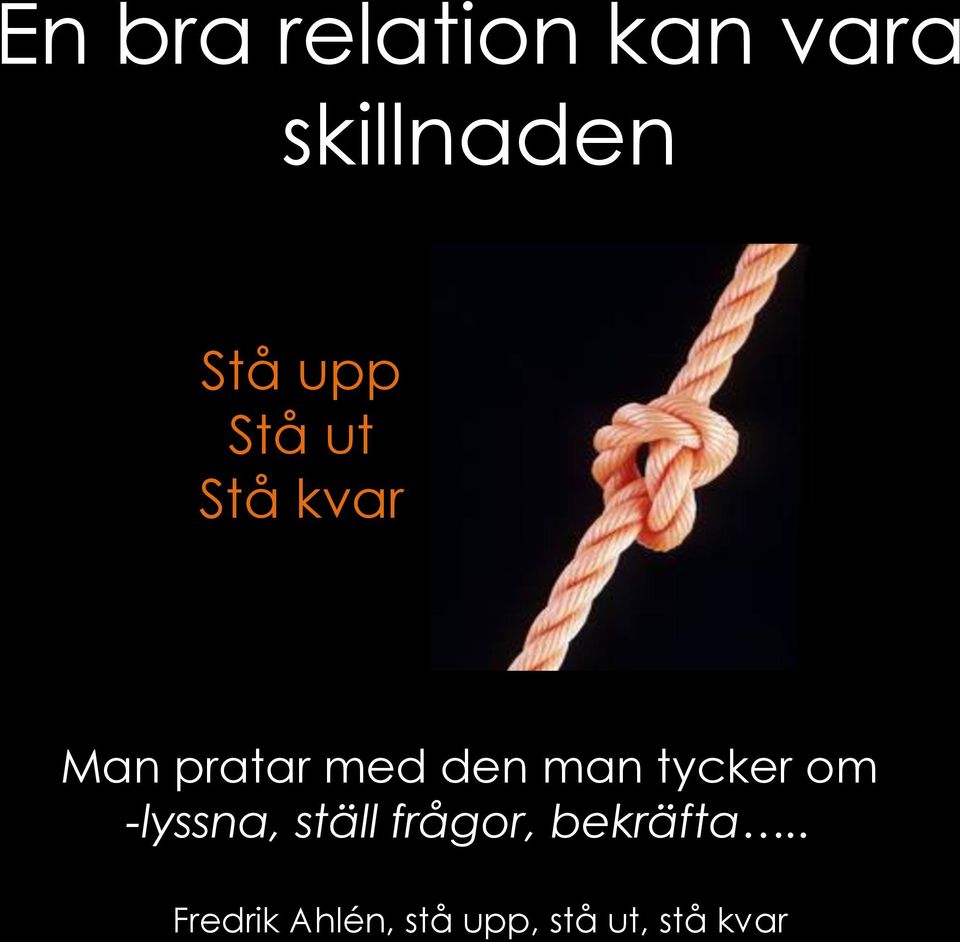 kvar Man pratar med den man