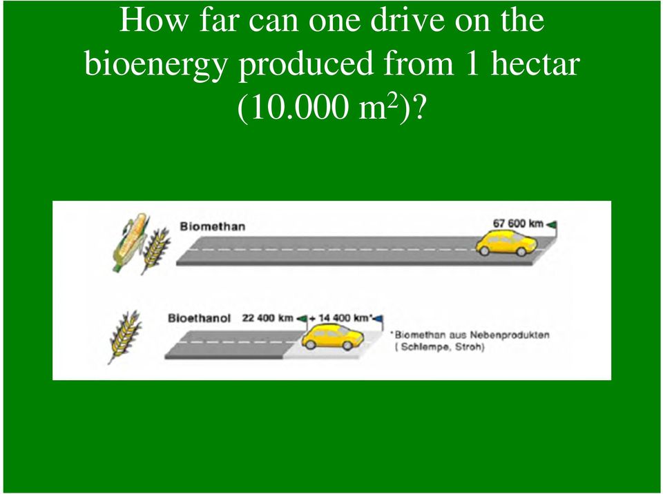 bioenergy produced