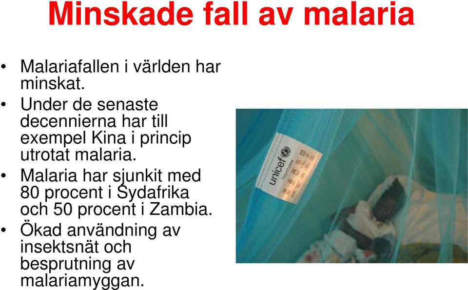 malaria.