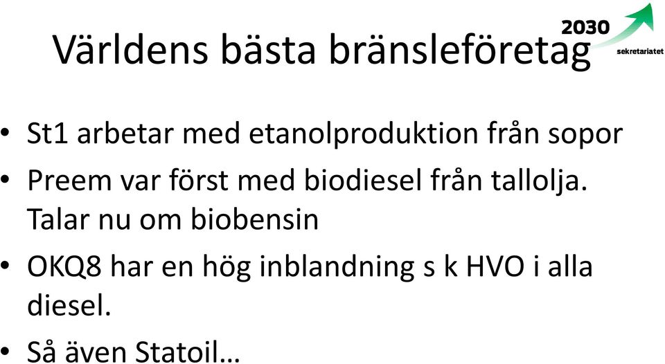 biodiesel från tallolja.