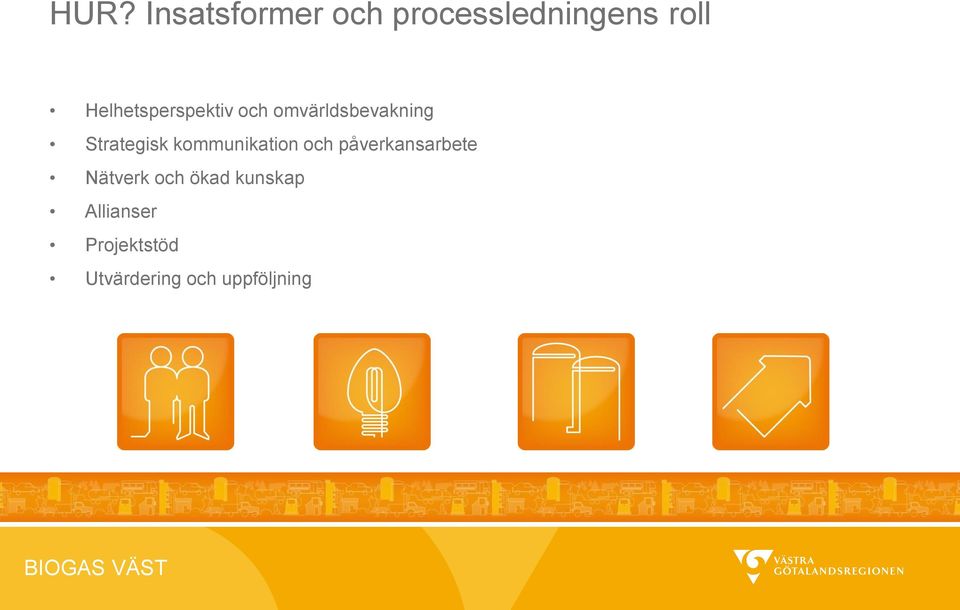 kommunikation och påverkansarbete Nätverk och ökad