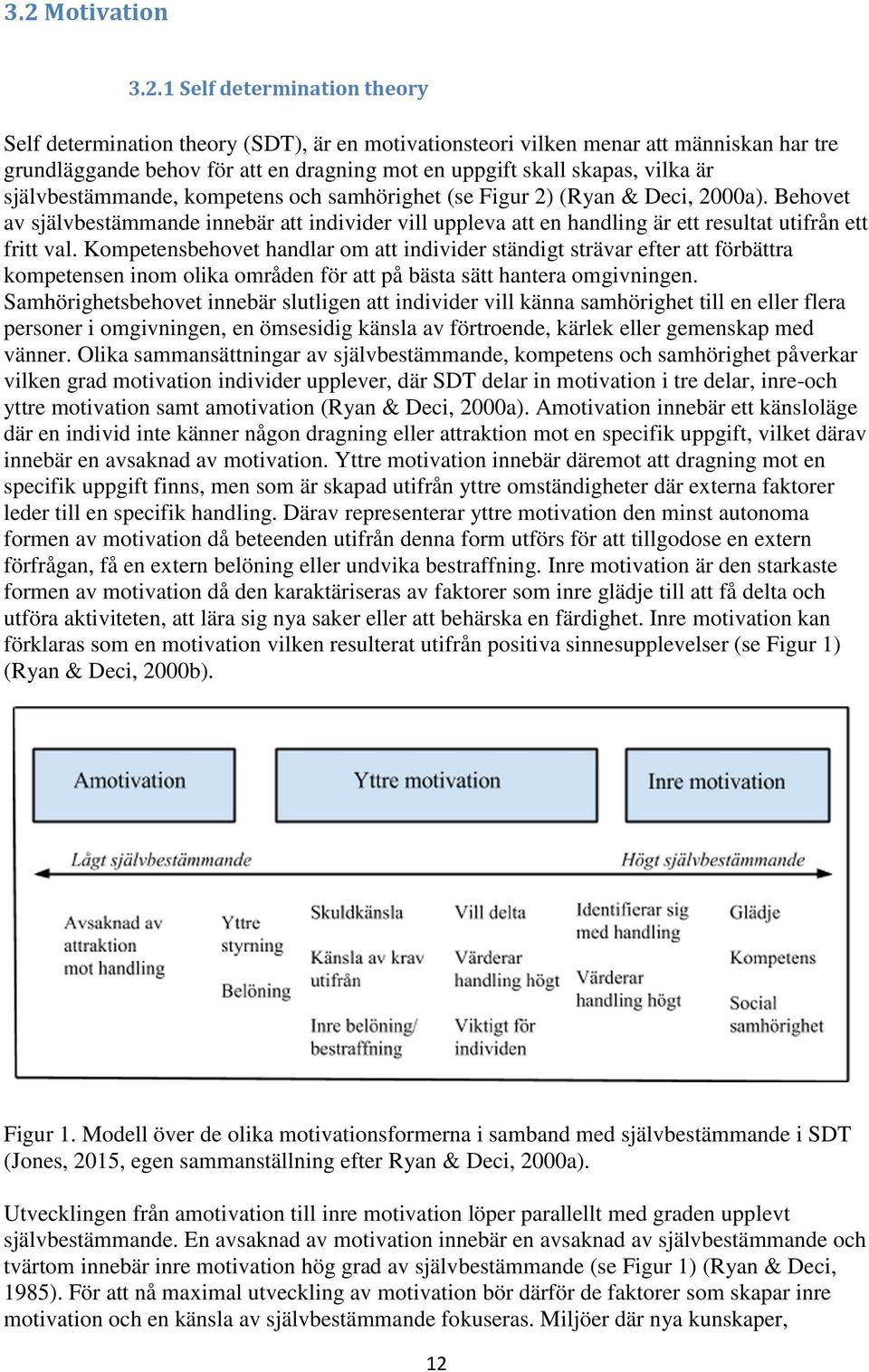 Behovet av självbestämmande innebär att individer vill uppleva att en handling är ett resultat utifrån ett fritt val.