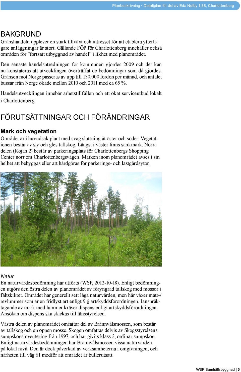Den senaste handelsutredningen för kommunen gjordes 2009 och det kan nu konstateras att utvecklingen överträffat de bedömningar som då gjordes. Gränsen mot Norge passeras av upp till 130.