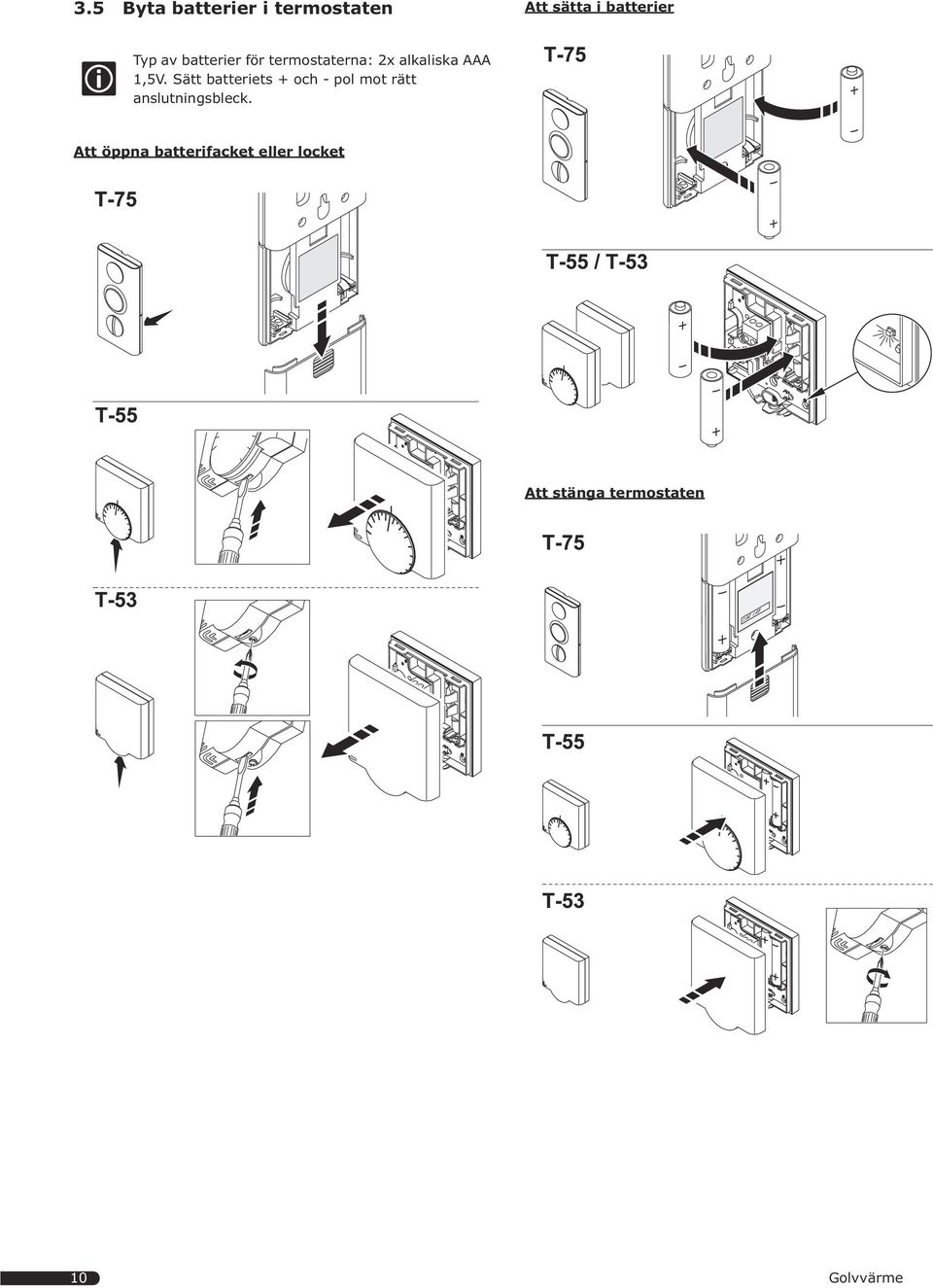 Uponor Control System Radio Bruksanvisning Reglercentral och Termostater,  SE / IOM- V_ PDF Gratis nedladdning