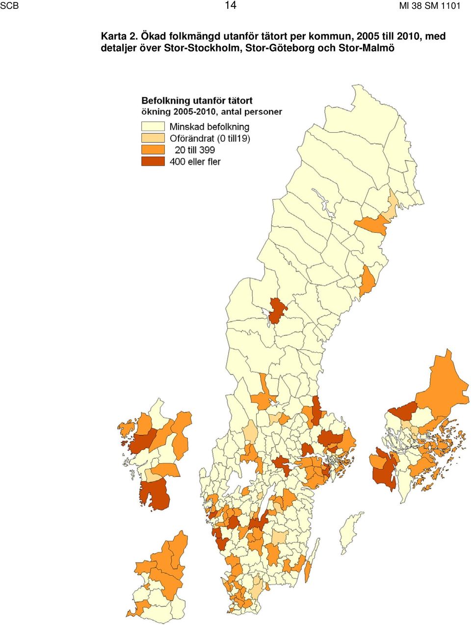 kommun, 2005 till 2010, med detaljer