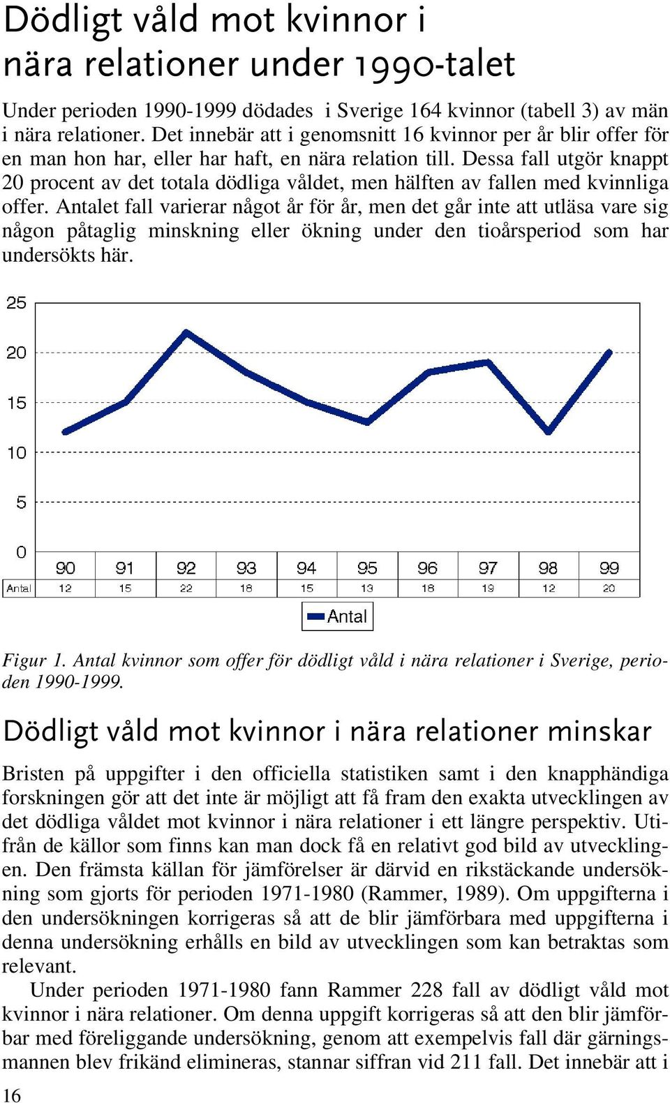 Dessa fall utgör knappt 20 procent av det totala dödliga våldet, men hälften av fallen med kvinnliga offer.