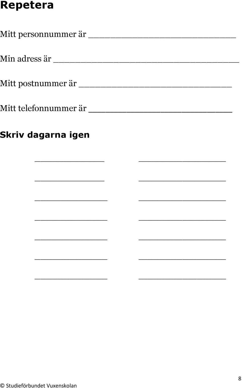 postnummer är Mitt