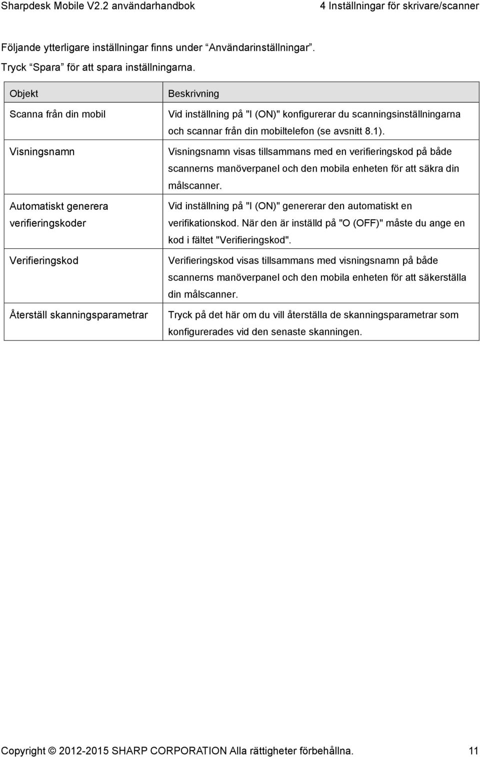 scanningsinställningarna och scannar från din mobiltelefon (se avsnitt 8.1).