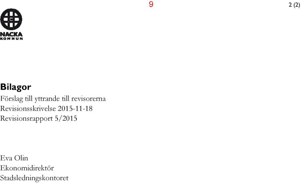 2015-11-18 Revisionsrapport 5/2015 Eva