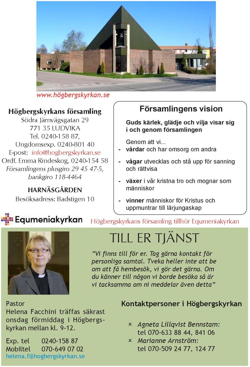församlingen Genom att vi.