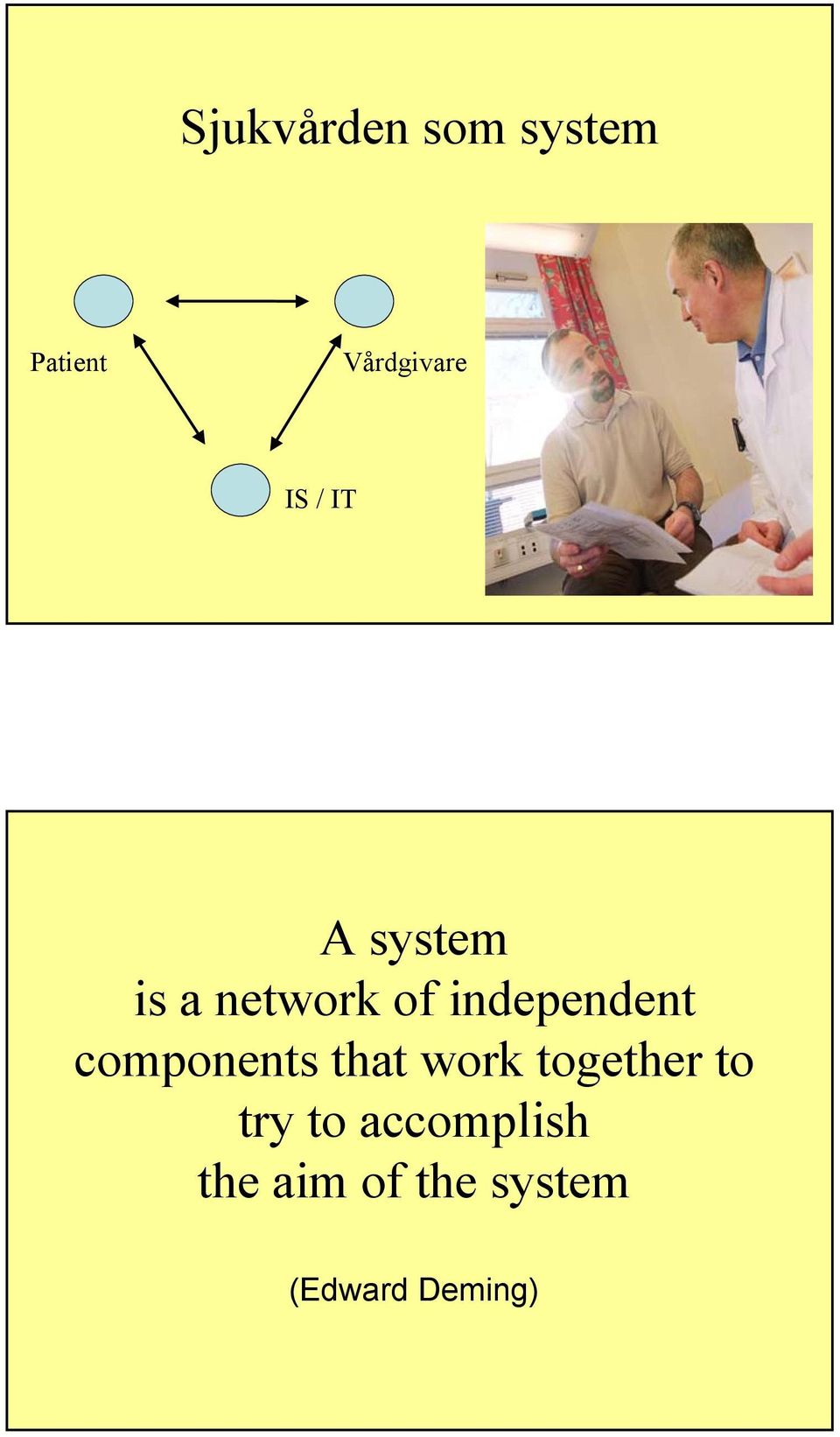 components that work together to try to