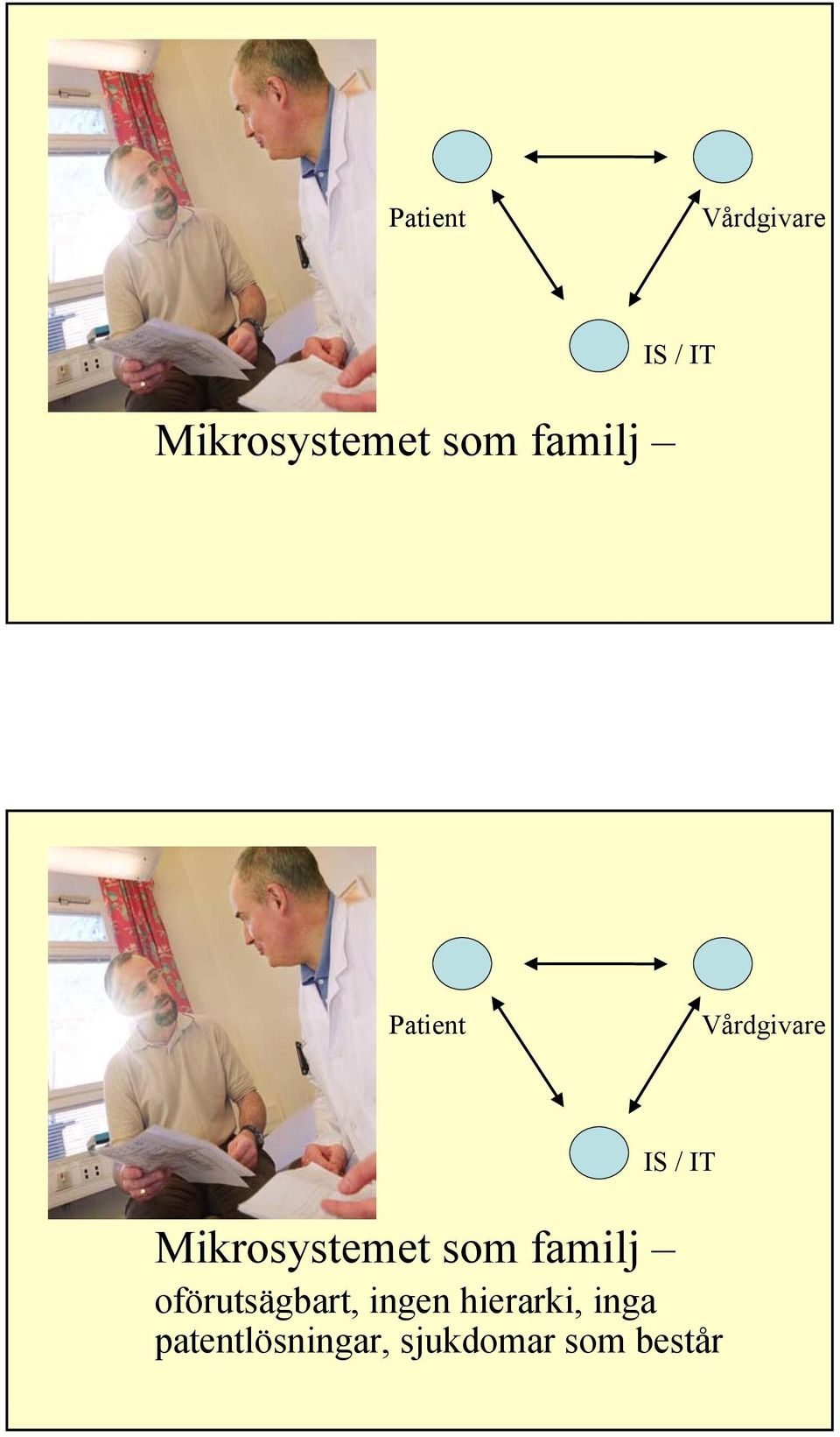 Mikrosystemet som familj oförutsägbart,