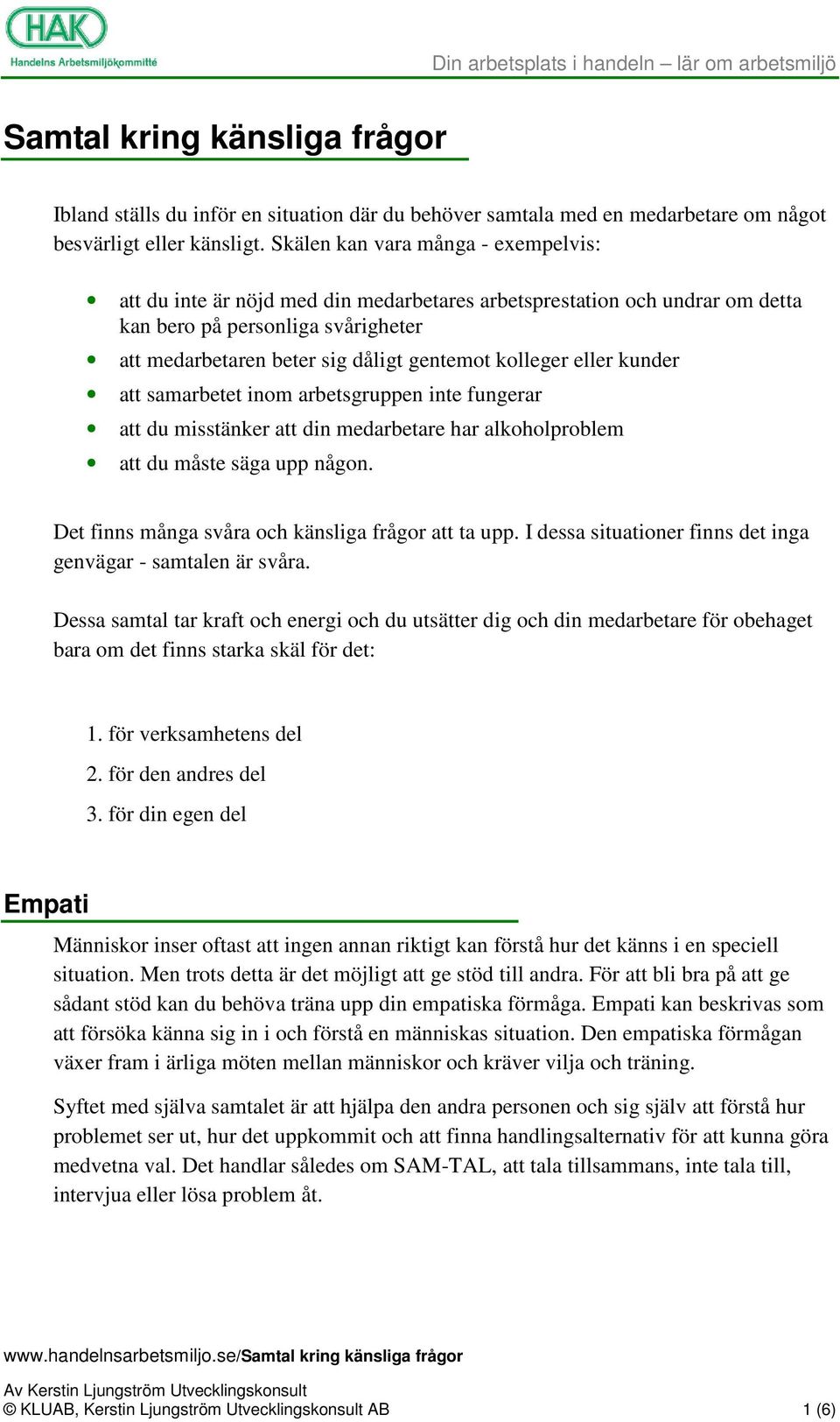 Samtal kring känsliga frågor - PDF Free Download