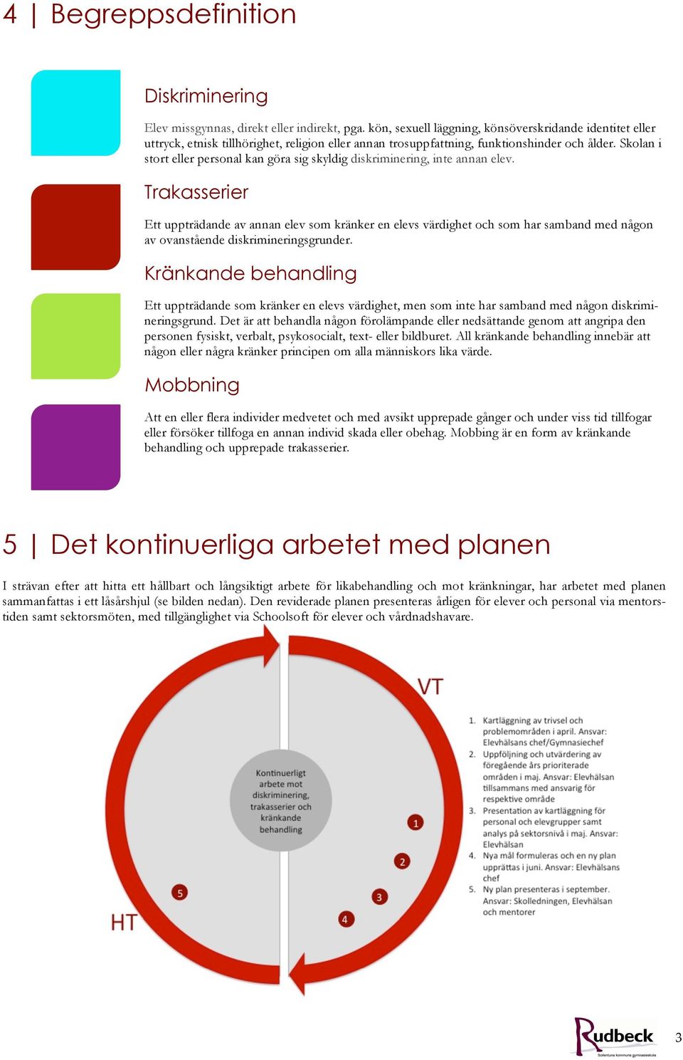 Skolan i stort eller personal kan göra sig skyldig diskriminering, inte annan elev.