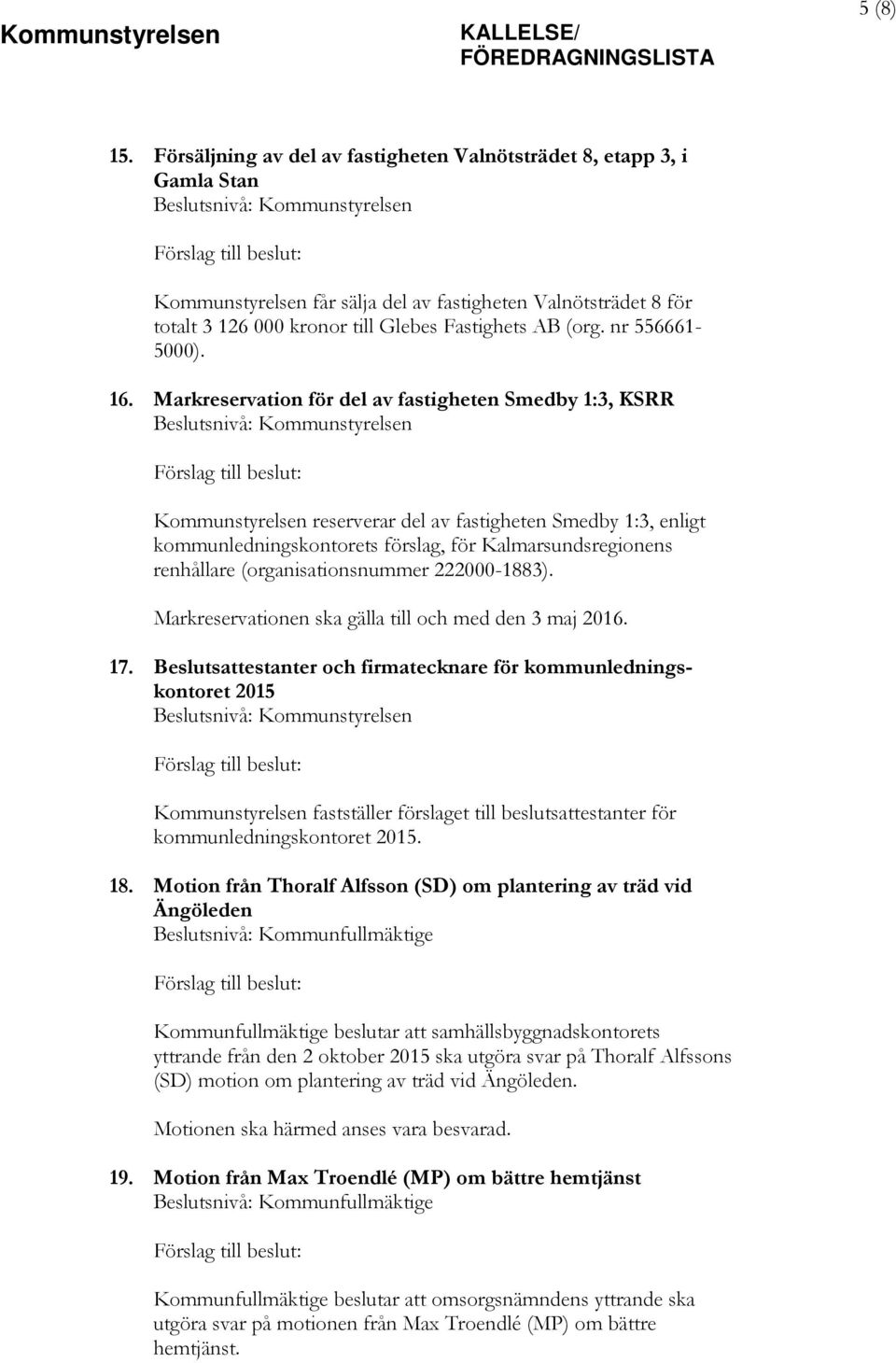 nr 556661-5000). 16.