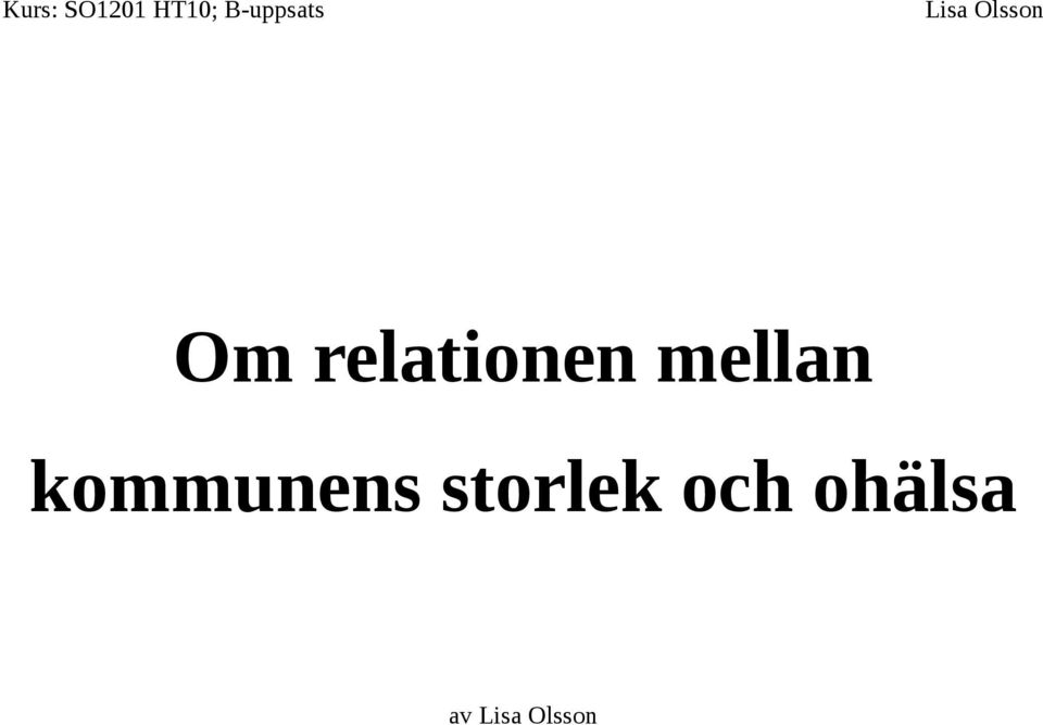 relationen mellan