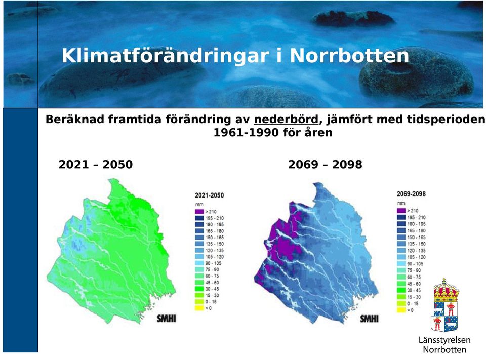 nederbörd, jämfört med