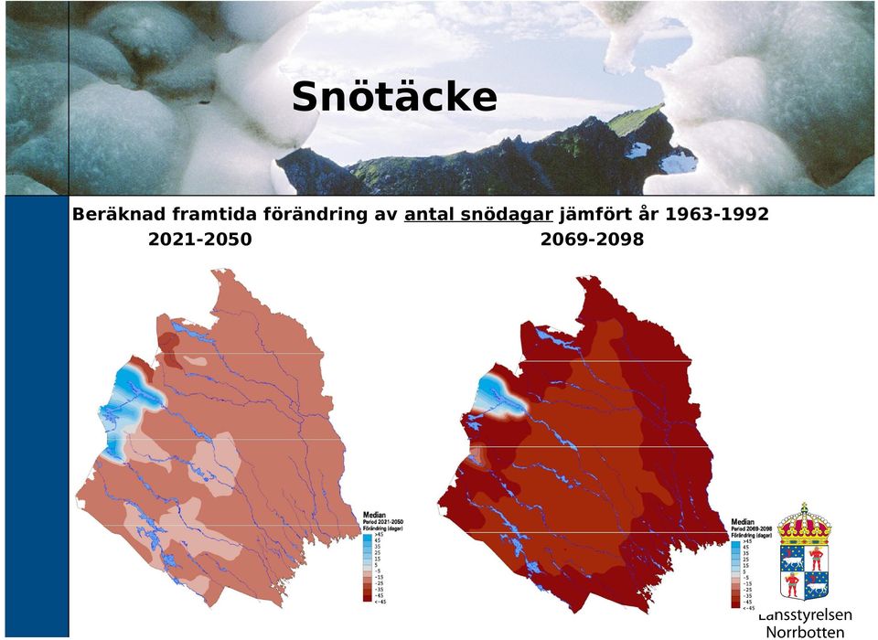 antal snödagar jämfört