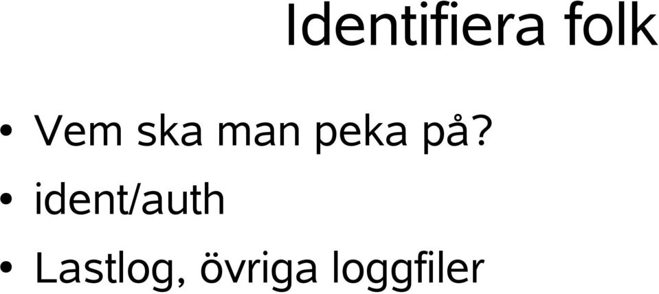 på? ident/auth