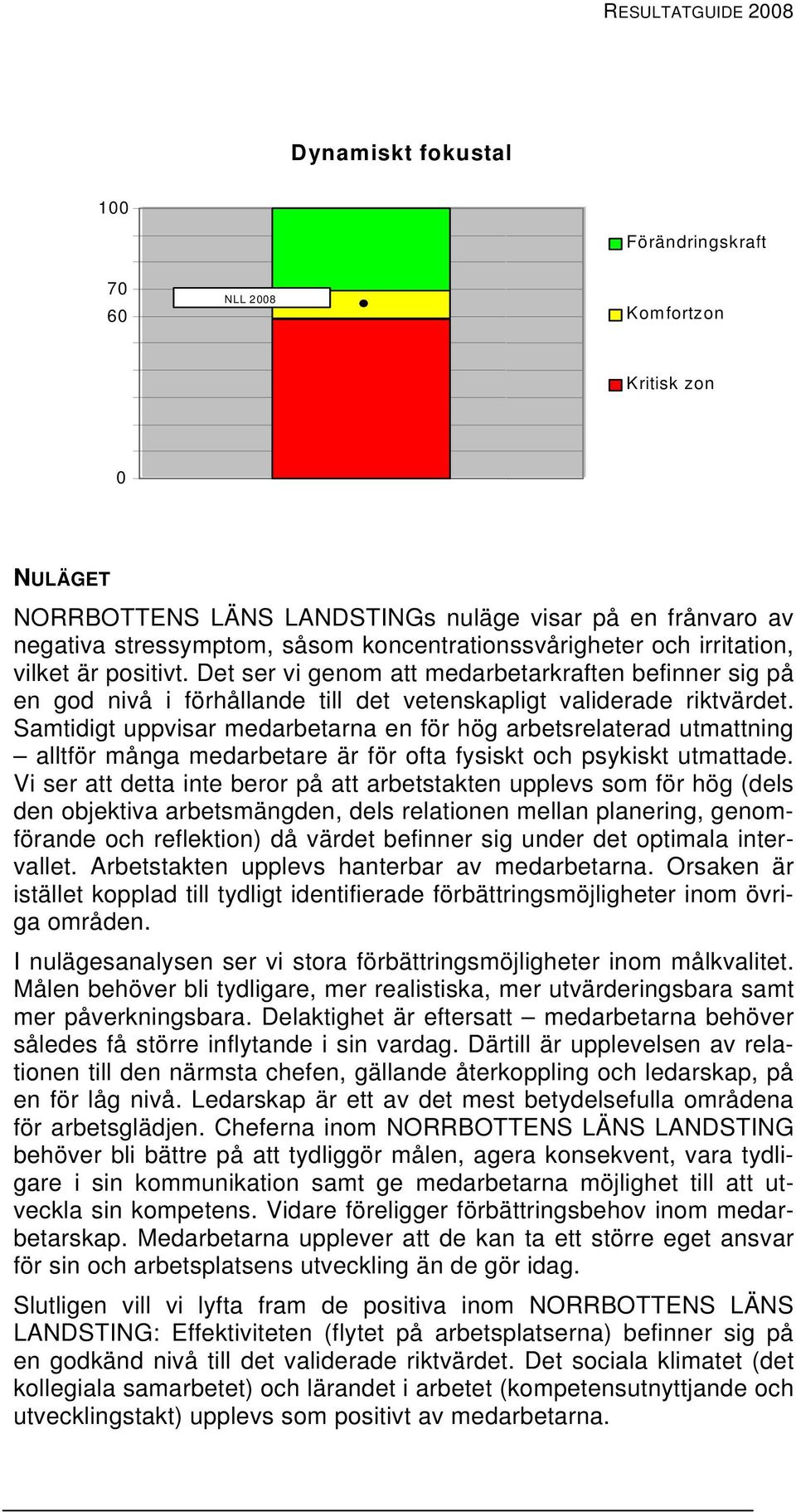 Samtidigt uppvisar medarbetarna en för hög arbetsrelaterad utmattning alltför många medarbetare är för ofta fysiskt och psykiskt utmattade.