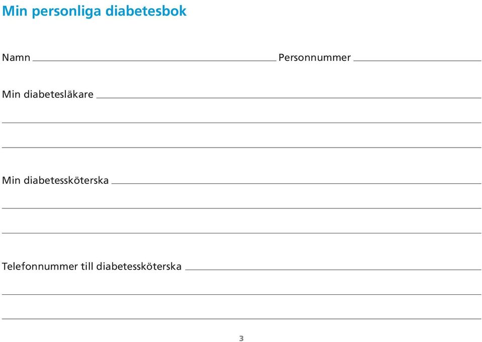 diabetesläkare Min