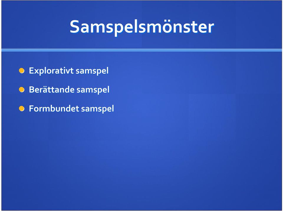 samspel Berättande