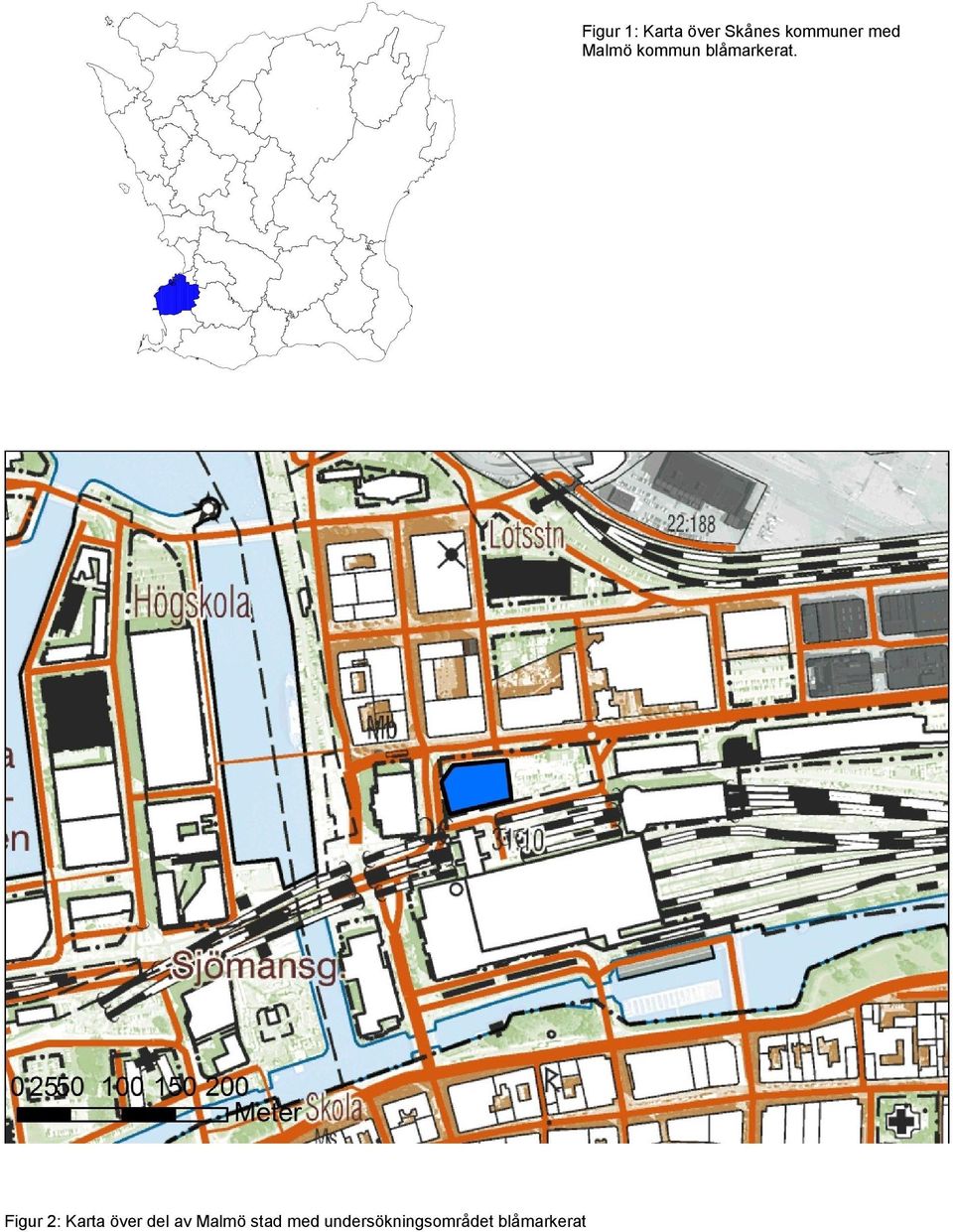 blåmarkerat Figur 1: Karta över