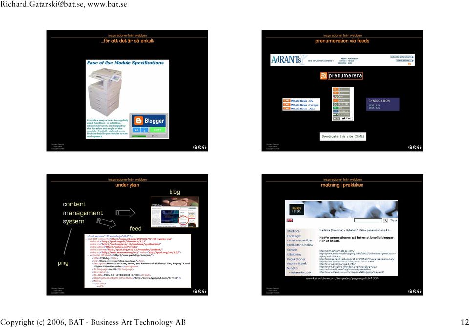 ytan feed blog matning i praktiken ping www.