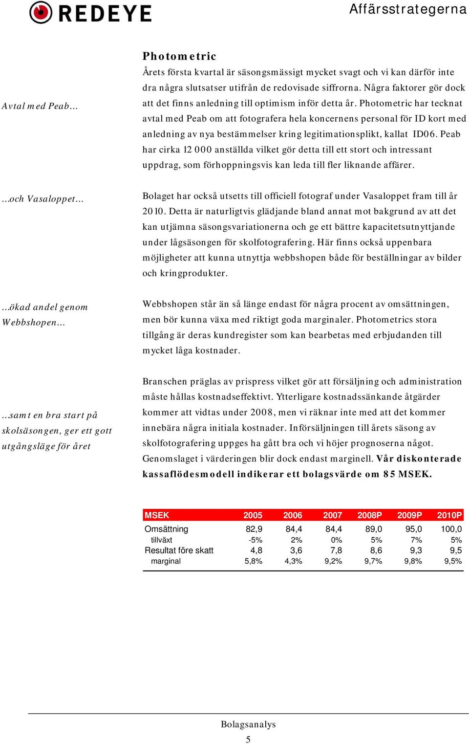 Photometric har tecknat avtal med Peab om att fotografera hela koncernens personal för ID kort med anledning av nya bestämmelser kring legitimationsplikt, kallat ID06.