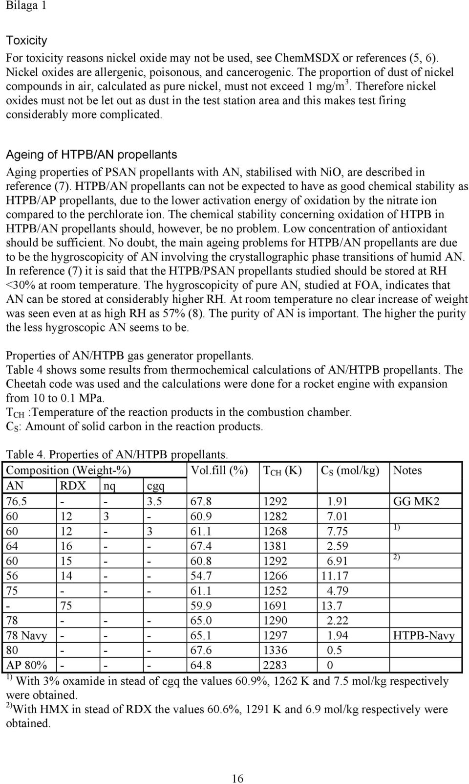 Therefore nickel oxides must not be let out as dust in the test station area and this makes test firing considerably more complicated.
