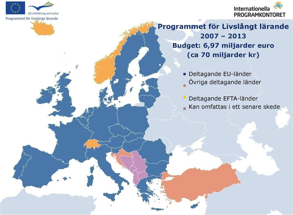 kr) Deltagande EU-länder Övriga deltagande