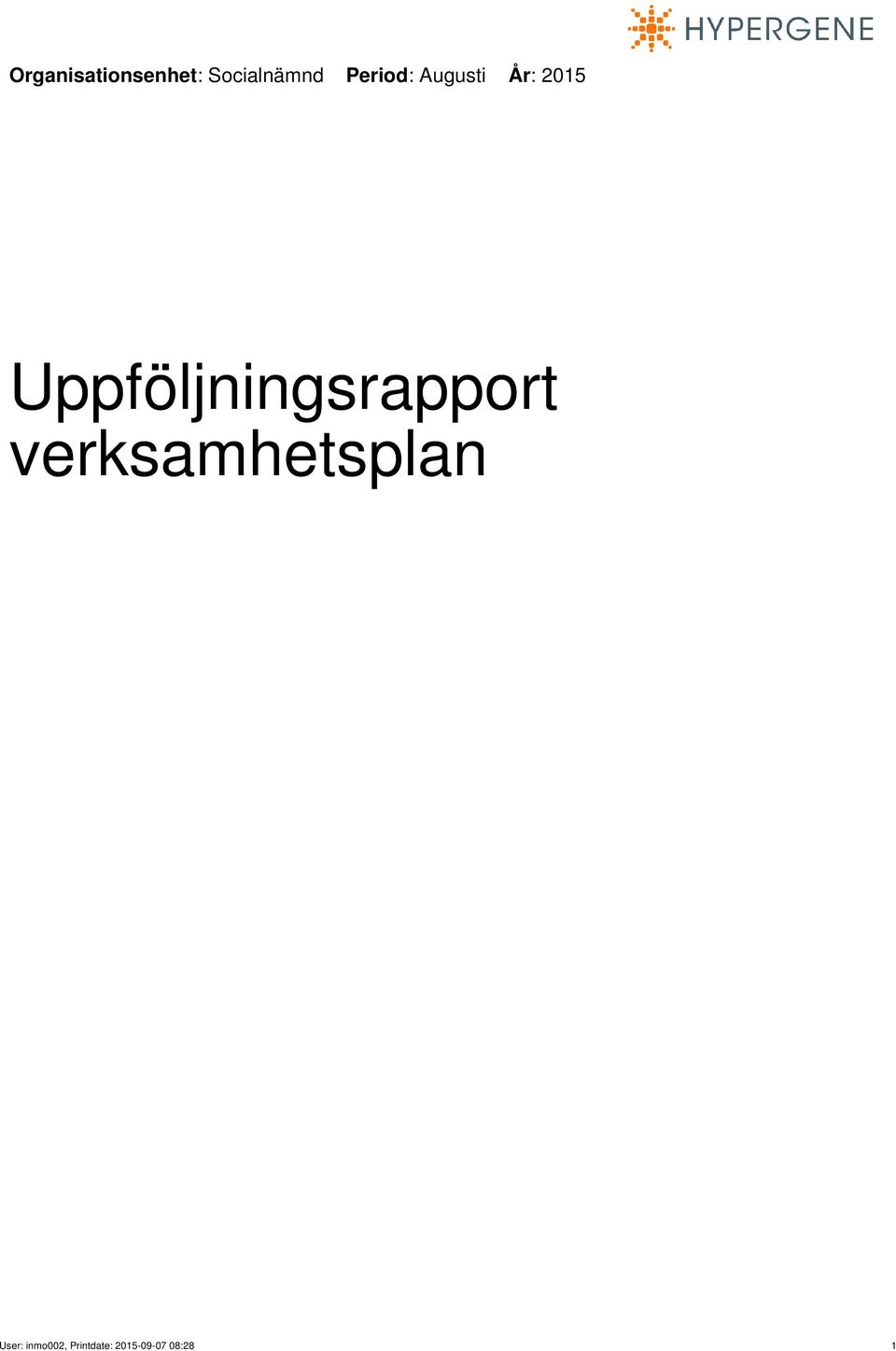 Uppföljningsrapport