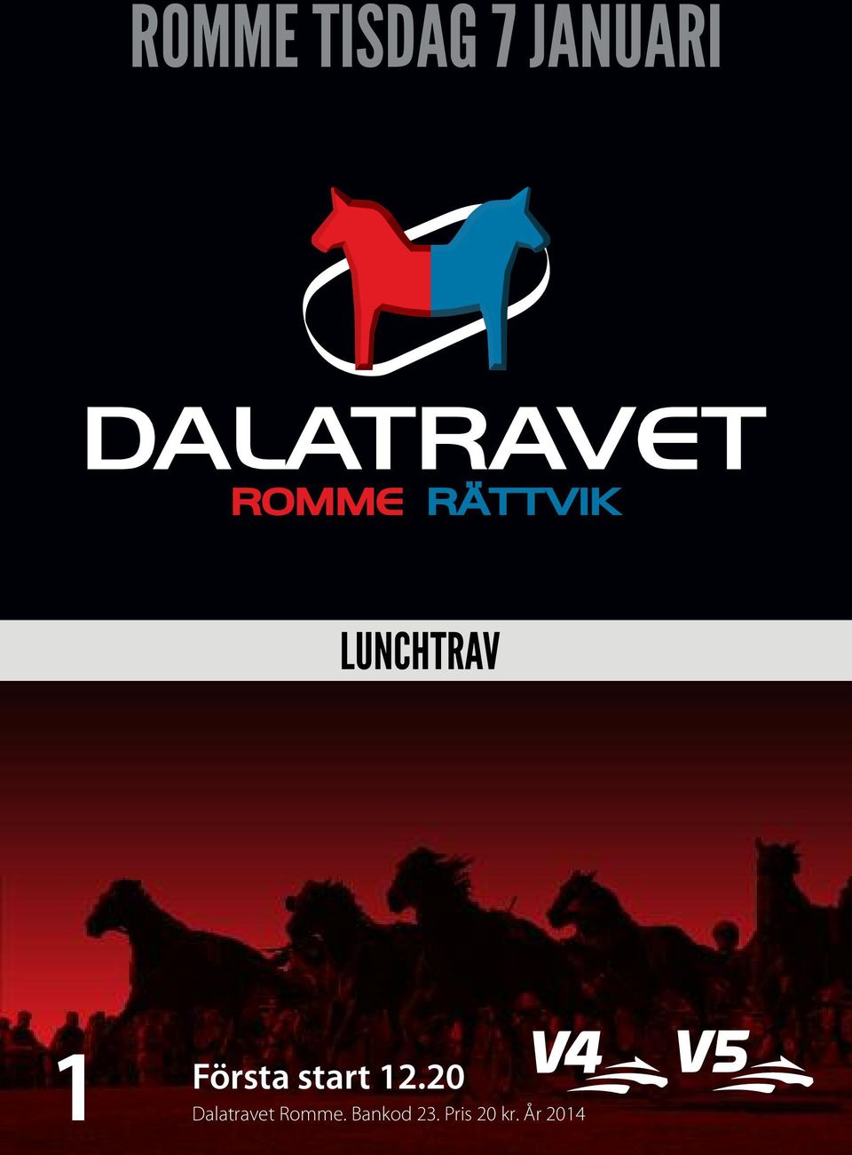 12.20 Dalatravet Romme.