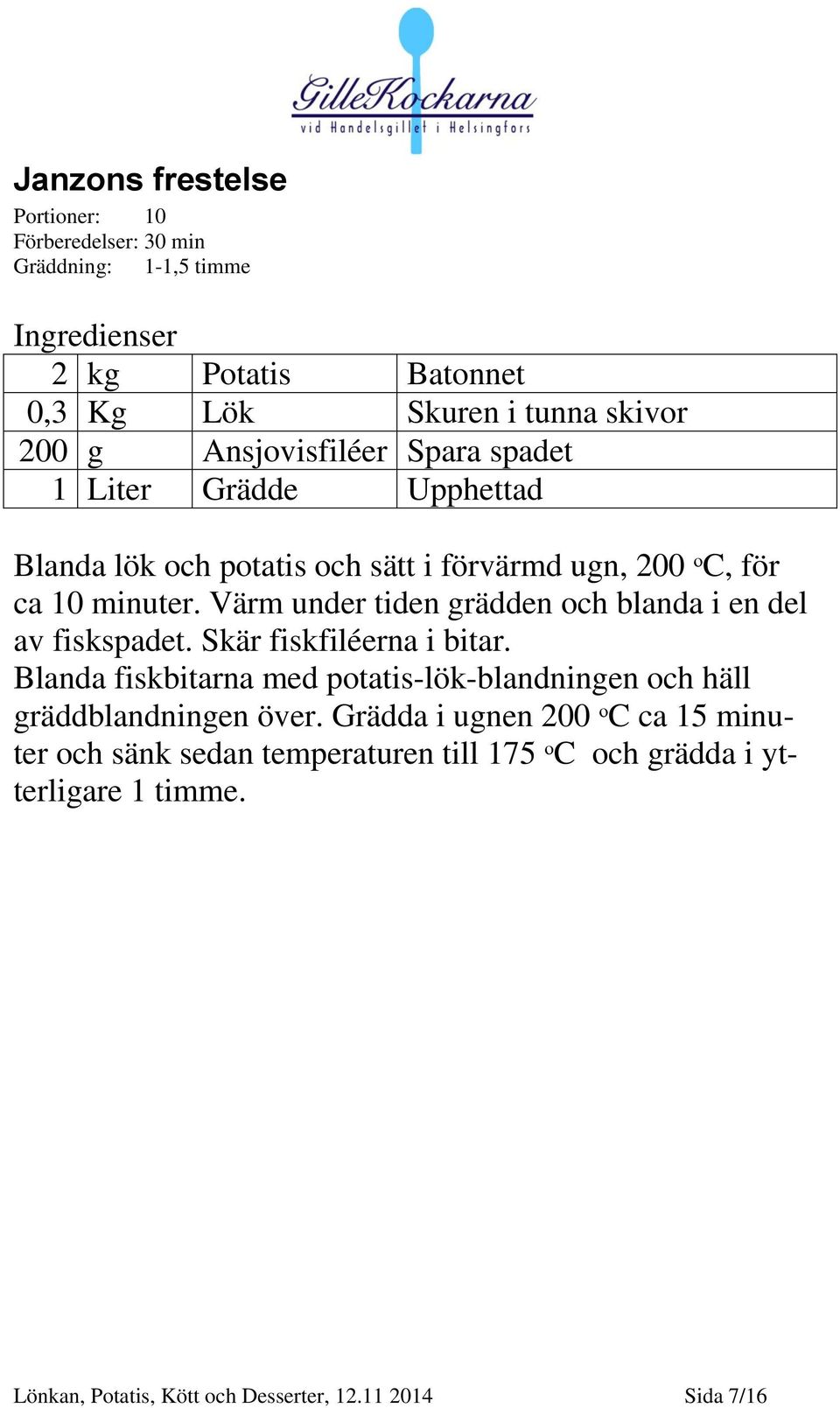 Värm under tiden grädden och blanda i en del av fiskspadet. Skär fiskfiléerna i bitar.