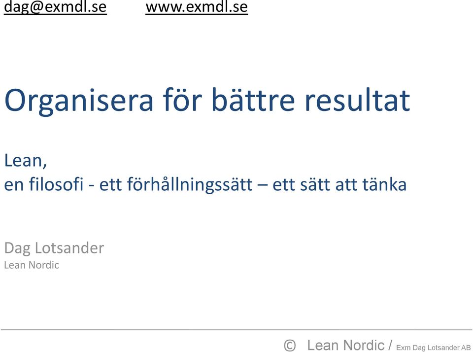 se Organisera för bättre resultat