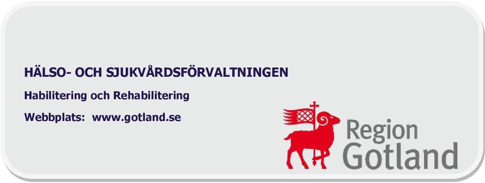 Habilitering och