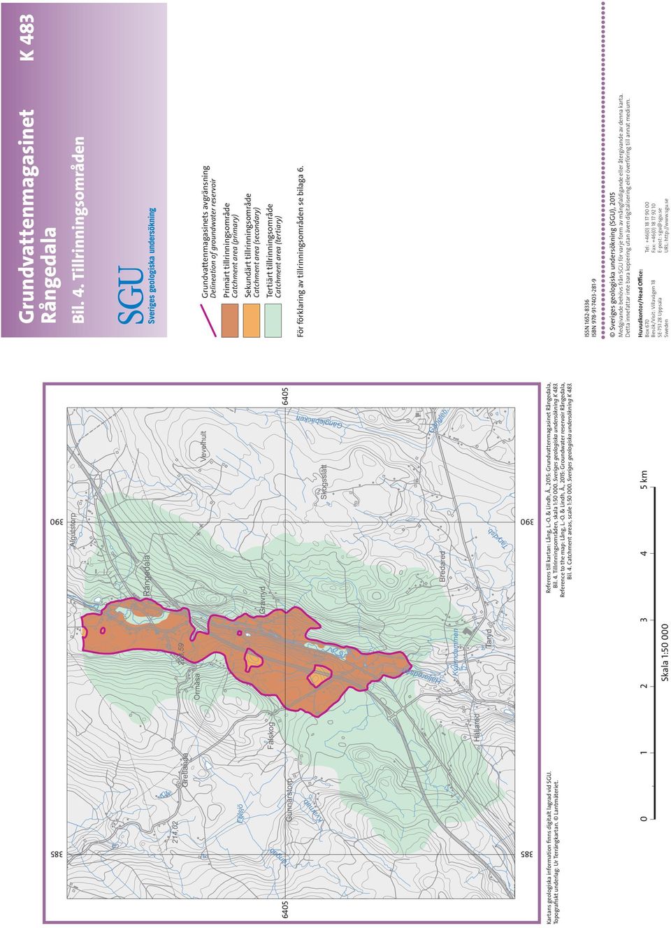 , 2015: Groundwater reservoir Rångedala, Bil. 4.