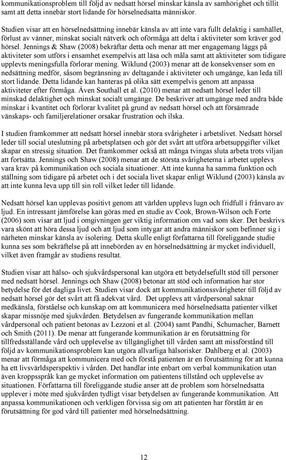hörsel.