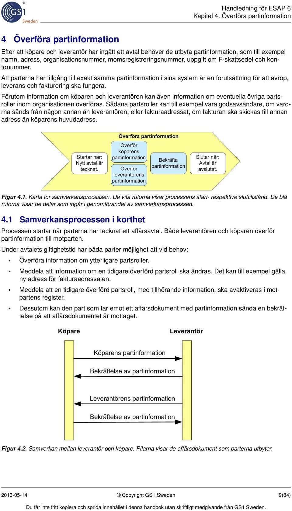 momsregistreringsnummer, uppgift om F-skattsedel och kontonummer.