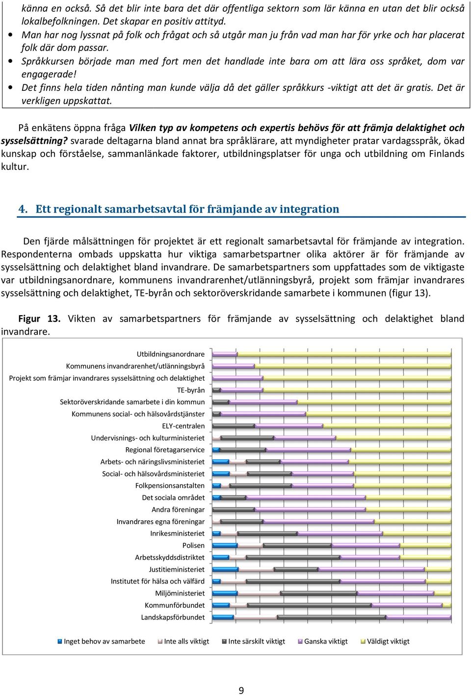 Språkkursen började man med fort men det handlade inte bara om att lära oss språket, dom var engagerade!