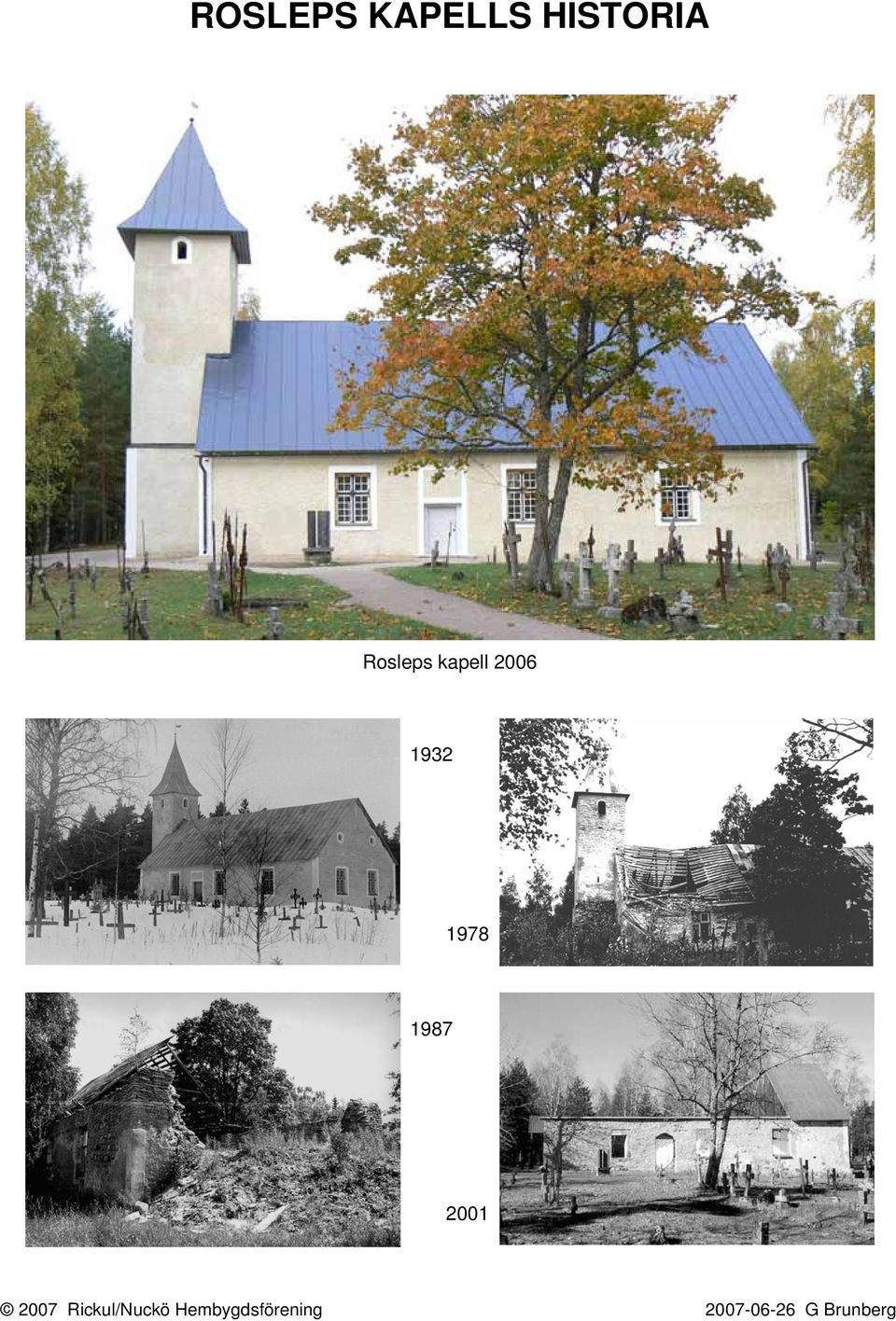 1987 2001 2007 Rickul/Nuckö