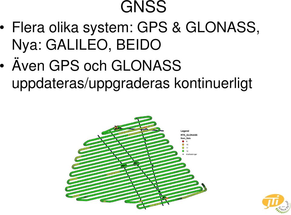 BEIDO Även GPS och GLONASS