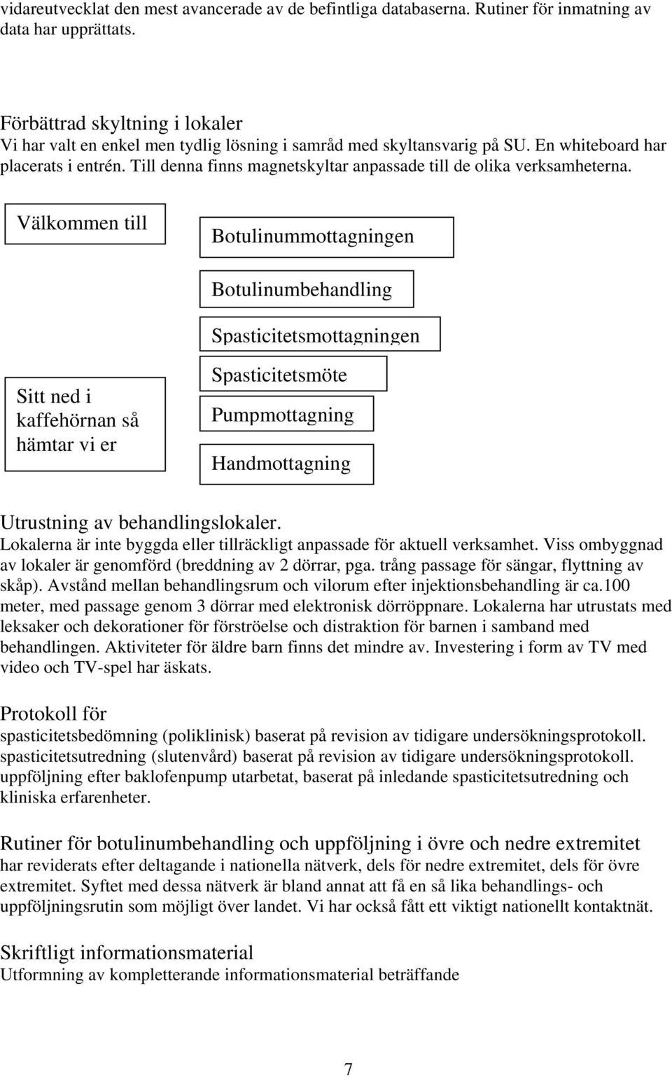 Till denna finns magnetskyltar anpassade till de olika verksamheterna.