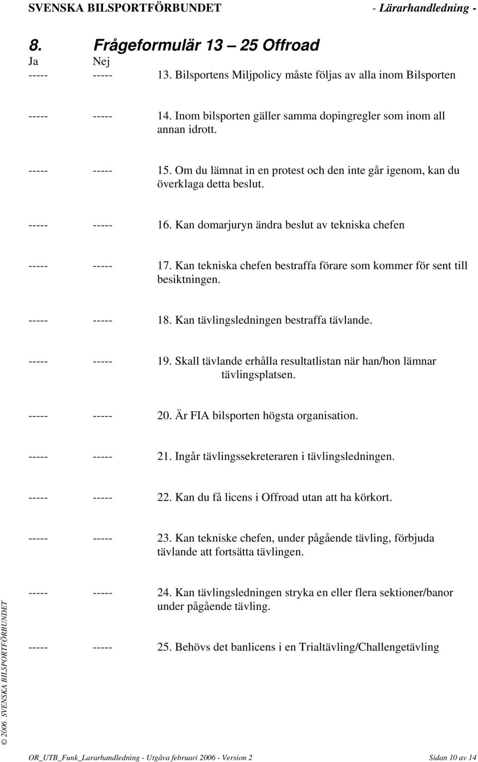 Kan tekniska chefen bestraffa förare som kommer för sent till besiktningen. ----- ----- 18. Kan tävlingsledningen bestraffa tävlande. ----- ----- 19.