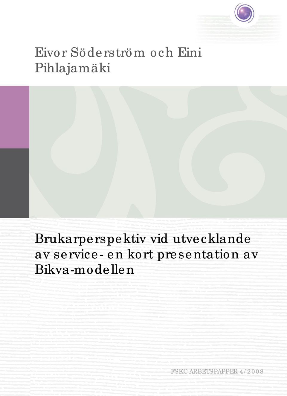 utvecklande av service- en kort