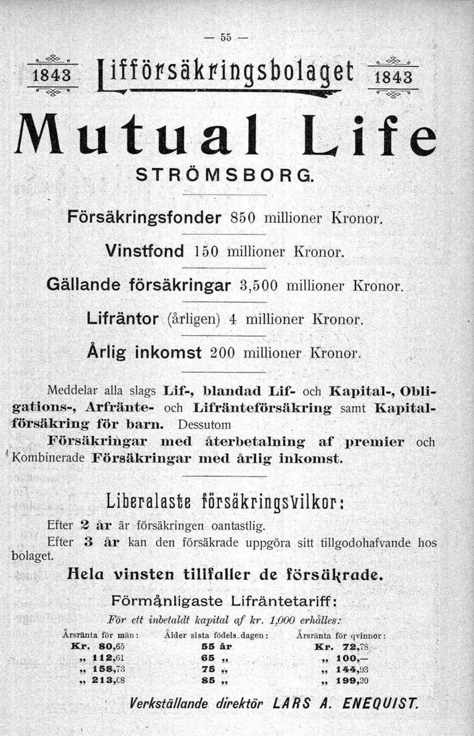 ,,' A~lig::inkomst '200 Meddelllf"alla slags Lif-, blandadlif- och, Kapi~al-,ouuga'tions-; '.A.rfi-äiJ.te-och LifräntefÖrsäkril1.gsåttIt Kapftal- 'försäkring" för barn., Dessutom'.' ".,/.