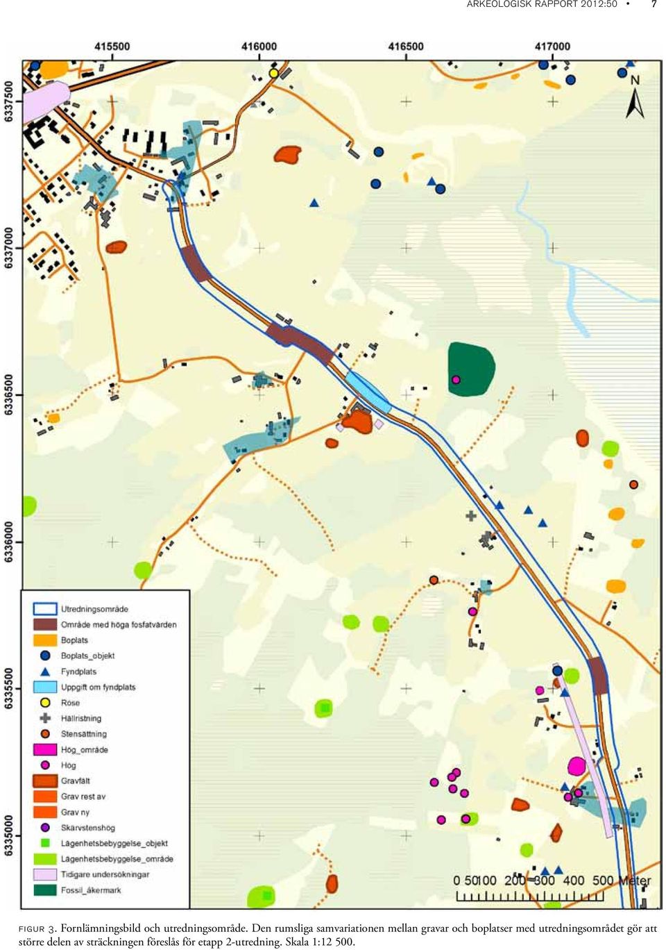 Den rumsliga samvariationen mellan gravar och boplatser med