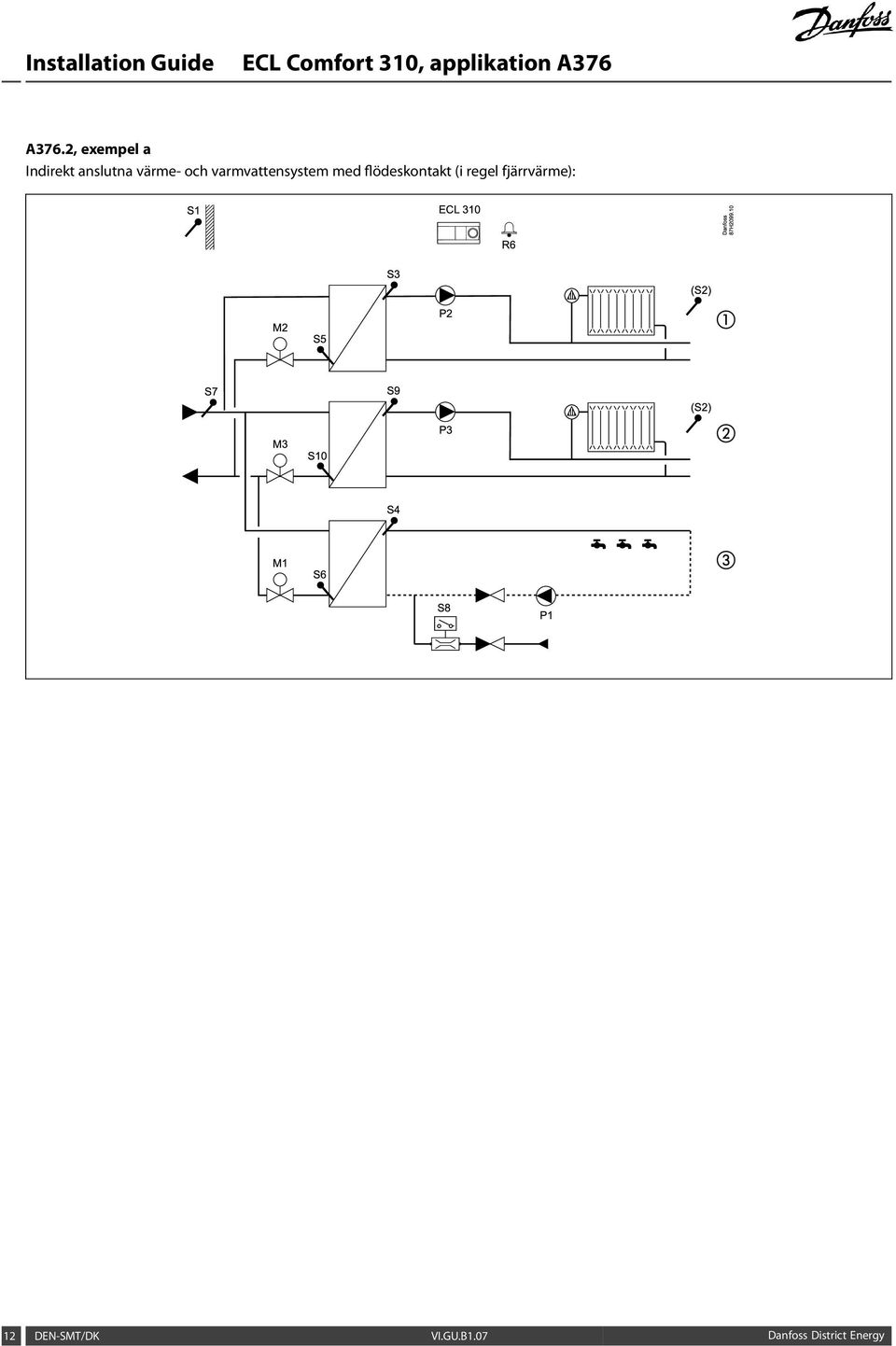 ECL 310 R6 Danfoss 87H2099.