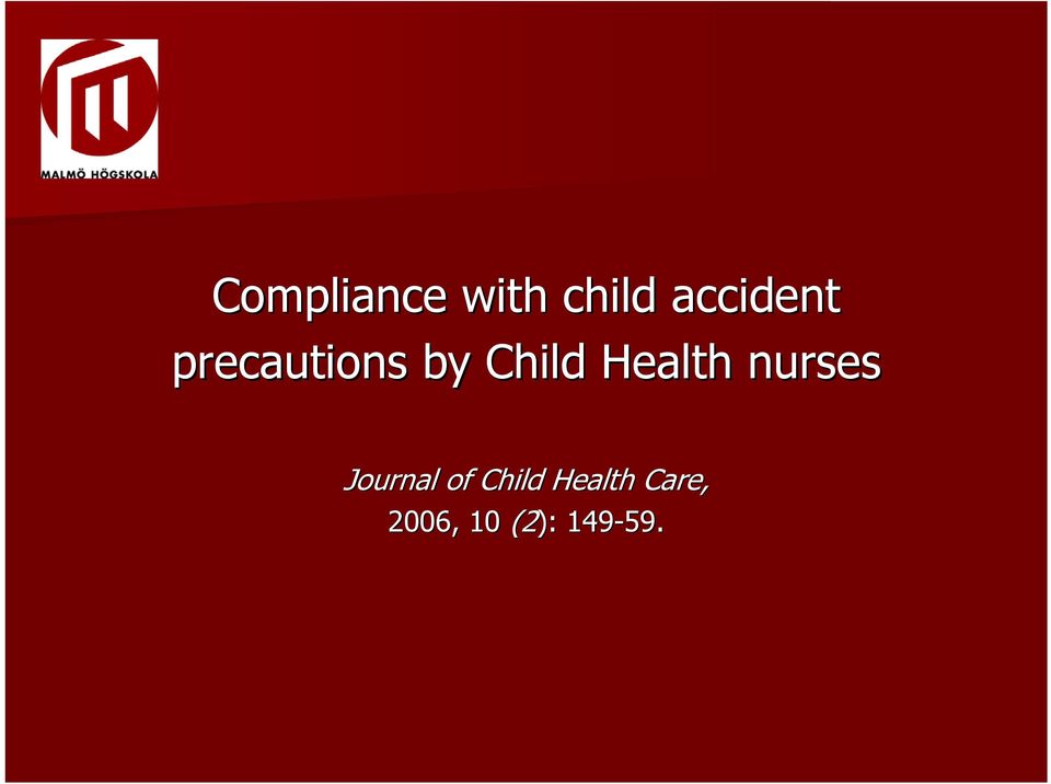 Health nurses Journal of